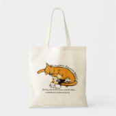 子猫のロゴのトートバック トートバッグ (正面)