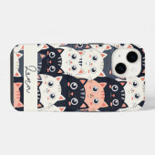 子猫の万華鏡 iPhoneケース (裏面横)