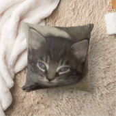 子猫の両面ピロー クッション (ブランケット)