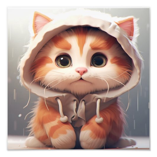 子猫の保育園＆子供部屋のプリント フォトプリント            (正面)