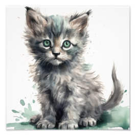 子猫の保育園＆子供部屋のプリント フォトプリント           