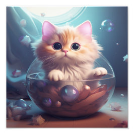 子猫の保育園&子供部屋のプリント フォトプリント