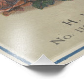 子猫の傘を持つ女の子Ephemeraフォトプリント フォトプリント (角)