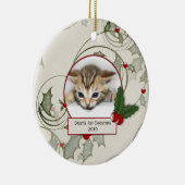 子猫の初クリスマス オーナメント (右)