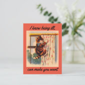 子猫の回復おめでとうポストカード ポストカード (スタンド正面)