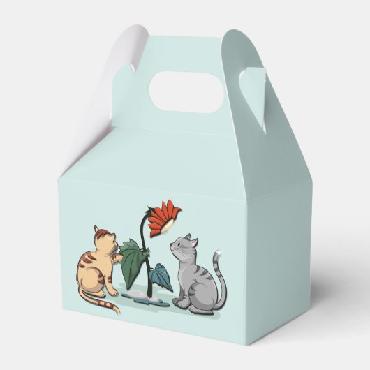 子猫の夏の花のお楽しみゲーム フェイバーボックス (正面サイド)