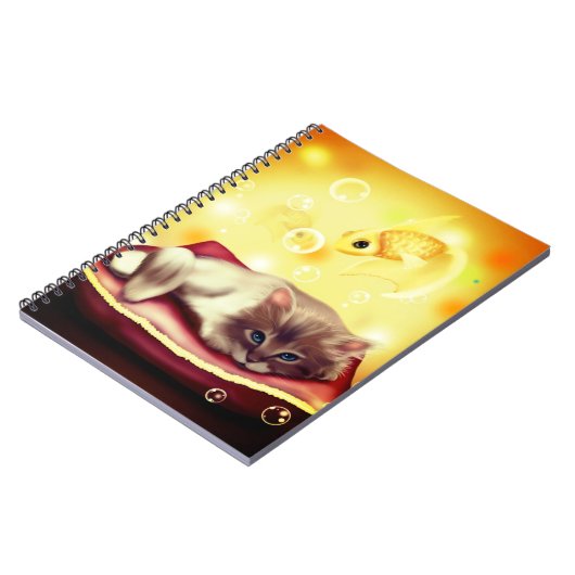 子猫の夢 ノートブック (左側)