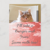 子猫の夢！ ポストカード (正面)