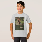 子猫の女の子 Tシャツ (正面フル)