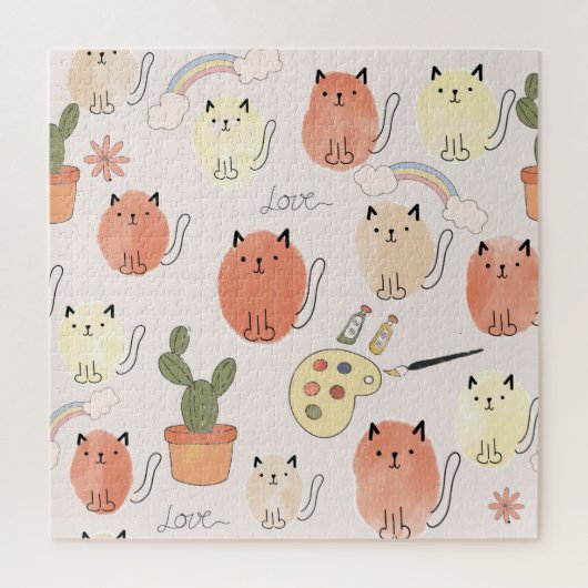 子猫の子猫かわいい動物の姿 ジグソーパズル (縦)