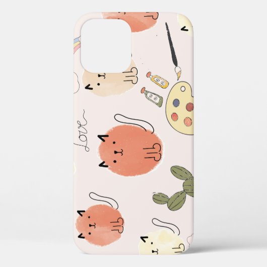 子猫の子猫かわいい動物の姿 Case-Mate iPhoneケース (裏面)