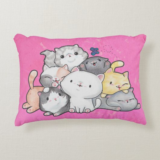 子猫の山 アクセントクッション (正面)