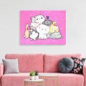 子猫の山 キャンバスプリント (インサイチュ (リビング))