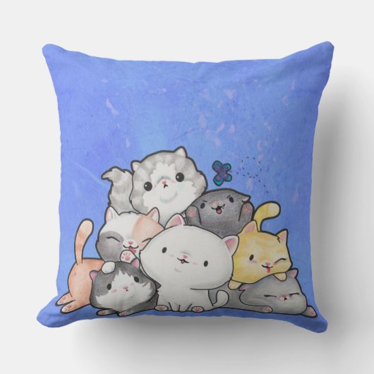 子猫の山 クッション (正面)