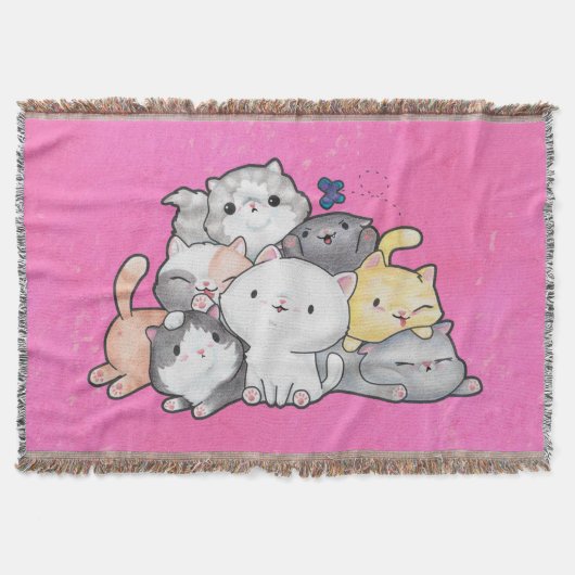 子猫の山 スローブランケット (正面)