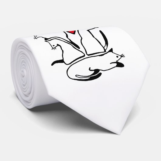 子猫の山 ネクタイ (ロール)