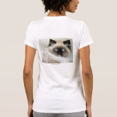 「子猫の恋人」ティー、トップ、ナイト Tシャツ (裏面)