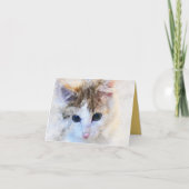 子猫の愛 カード (正面)