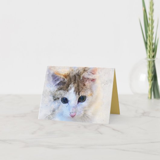 子猫の愛 カード (正面)