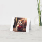 子猫の愛 カード (正面)