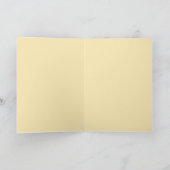 子猫の感謝祭のお茶 カード (内部)