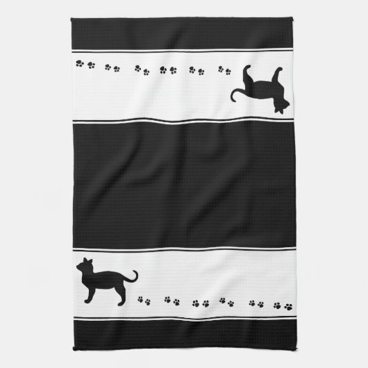 子猫の手拭き キッチンタオル (縦)
