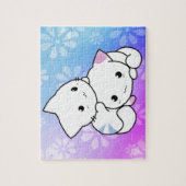 子猫の抱擁 ジグソーパズル (縦)