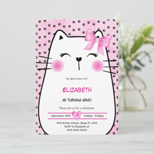 子猫の招待状 招待状 (スタンド正面)