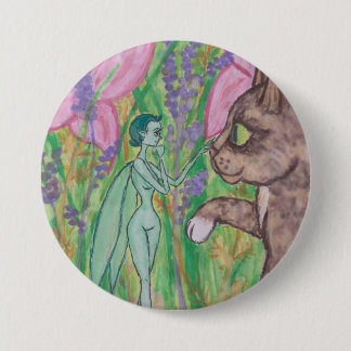子猫の新しい友人 缶バッジ