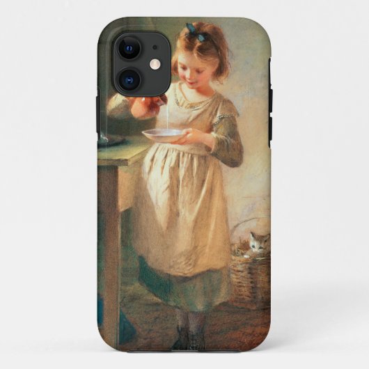 子猫の朝食 Case-Mate iPhoneケース (裏面)