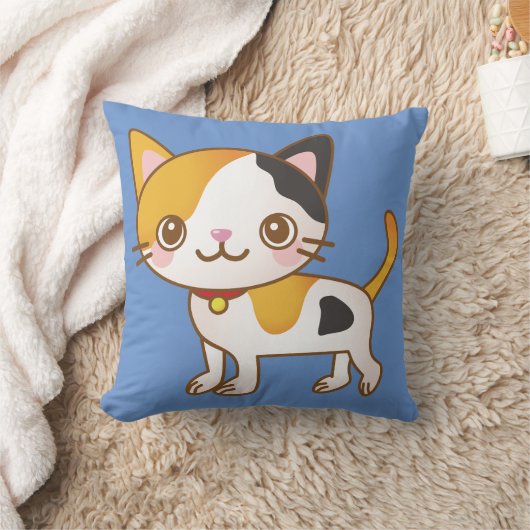 子猫の枕 クッション (ブランケット)