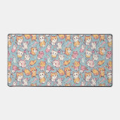 子猫の柄 デスクマット (正面)