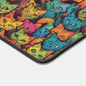 子猫の柄 デスクマット (コーナー)