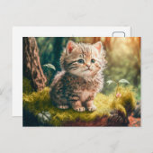 子猫の森 ポストカード (正面/裏面)