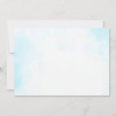 子猫の楽しいパーティー 2歳の誕生日写真 招待状 (裏面)