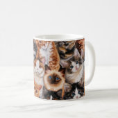 子猫の生地マグ コーヒーマグカップ (正面右)