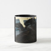 子猫の相棒のゲーマー マグカップ (中央)