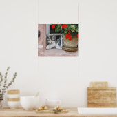 子猫の窓 ポスター (キッチン)