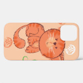 子猫の継ぎ目のないおもちゃ Case-Mate iPhoneケース (裏面 (横))