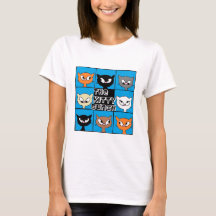 子猫の群れ かわいい猫好きTシャツ