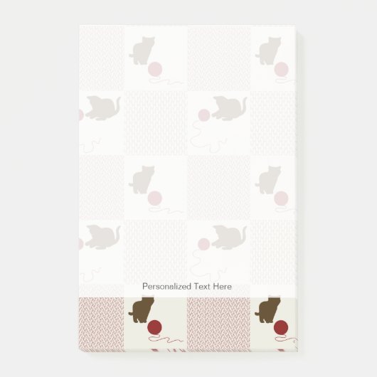 子猫の背景 ポストイット (正面)