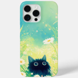 子猫の花の隠れ家 iPhone 15 PRO MAXケース