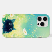 子猫の花の隠れ家 iPhoneケース (裏面横)