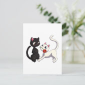 子猫の花 ポストカード (スタンド正面)