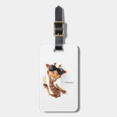 子猫の荷物のラベル ラゲッジタグ (正面縦)