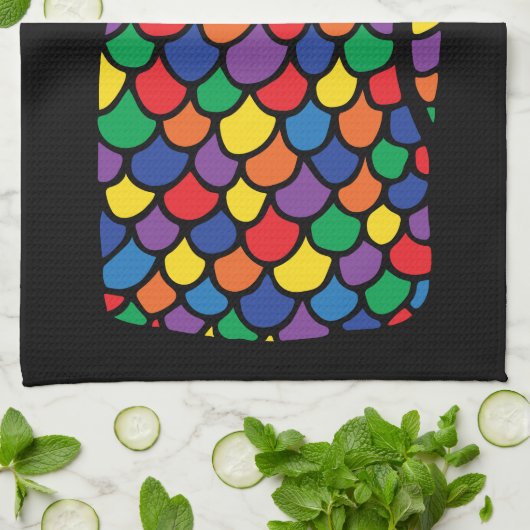 子猫の虹 キッチンタオル (折り畳み)