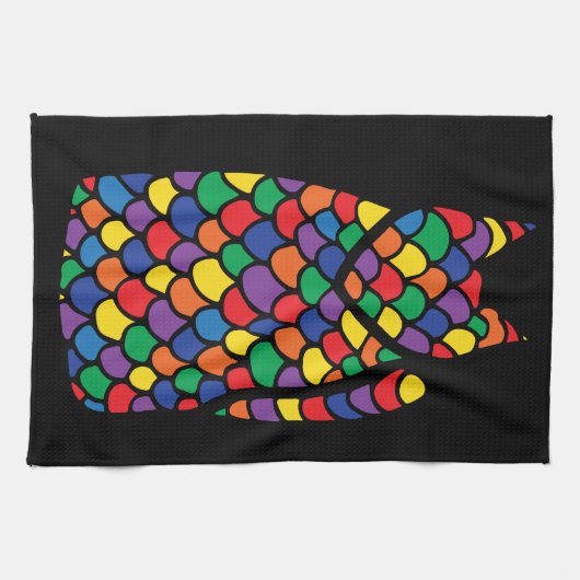 子猫の虹 キッチンタオル (横)