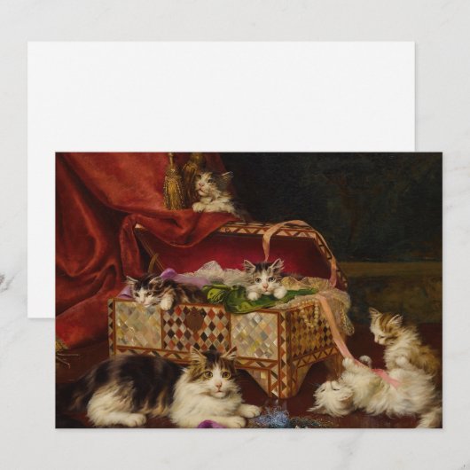 子猫の裁縫 | ジュールレロイ (正面/裏面)