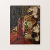 子猫の裁縫 | ジュールレロイ ジグソーパズル (縦)