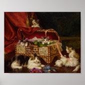 子猫の裁縫 | ジュールレロイ ポスター (正面)